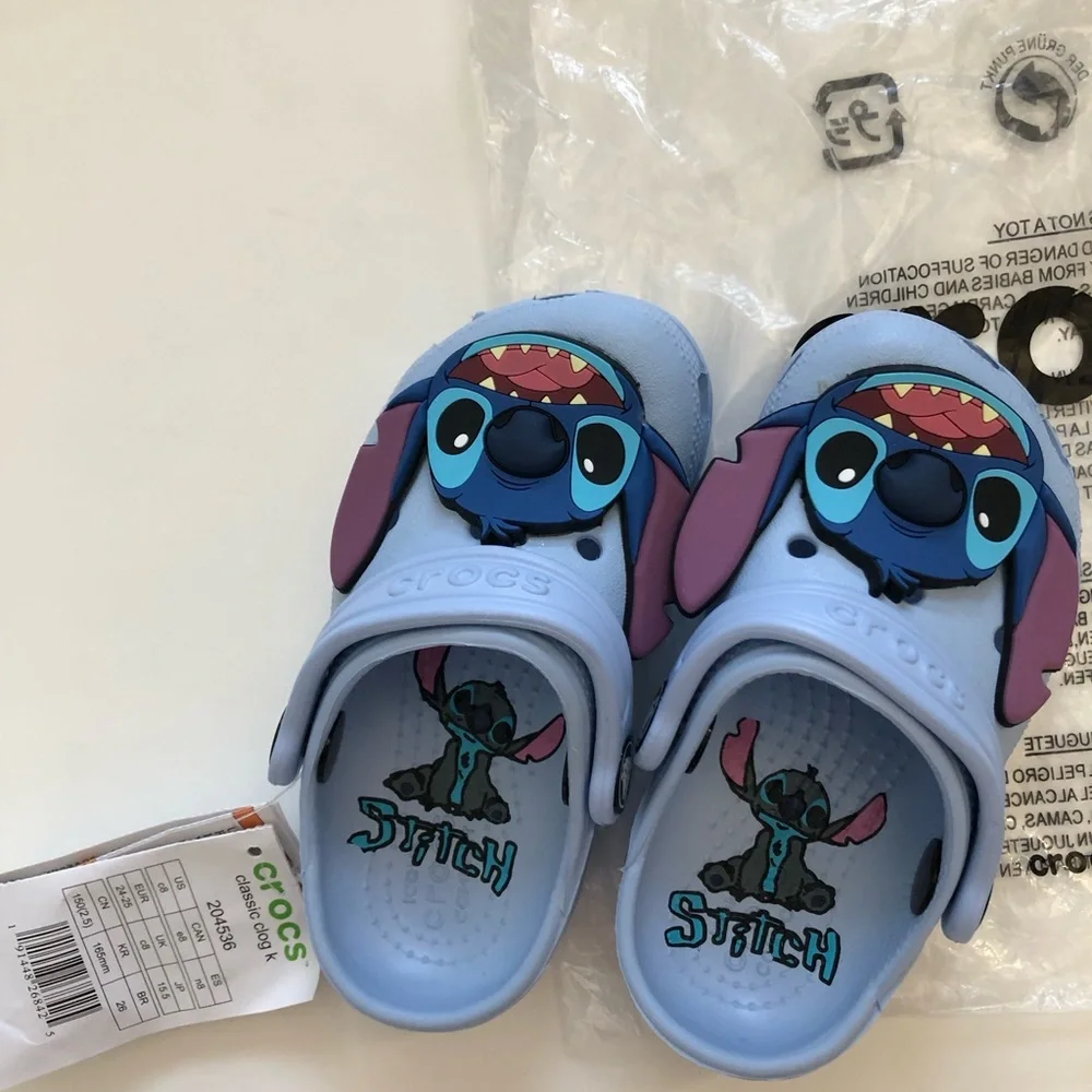 NWT Crocs Stitch Kids' Classic Clogs